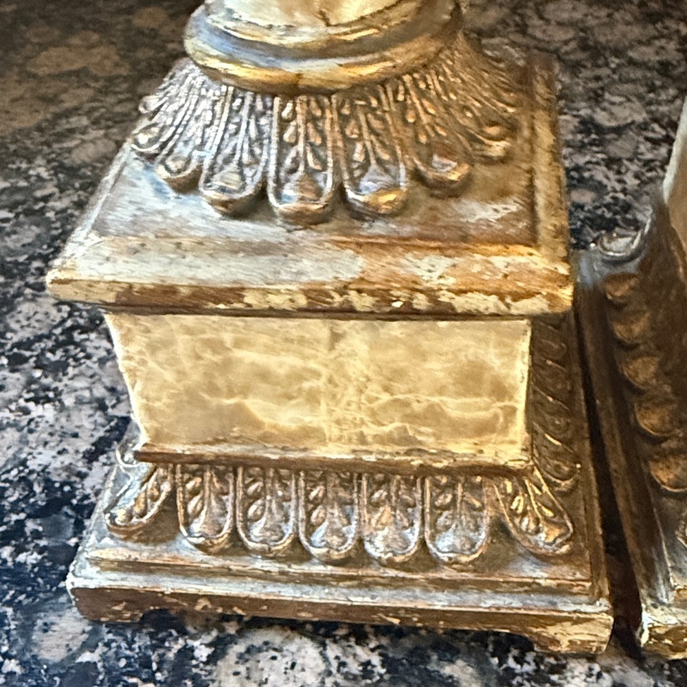 Pedestals replica of antique pedestals excellent condition never used - Picture 12 of 13